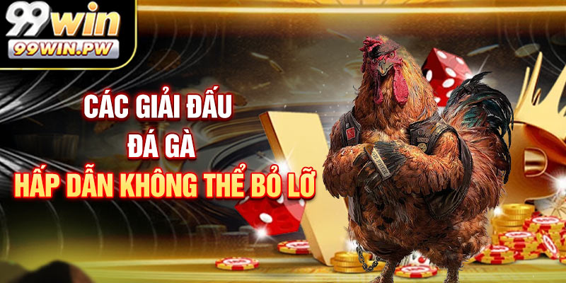 Các giải đấu đá gà 99WIN hấp dẫn không thể bỏ lỡ